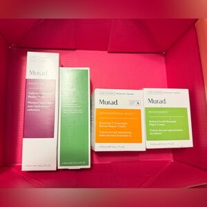 Murad Skincare - 4pc - Repair Mask, Rential Resculp, Vitamin C & Retinol Night C